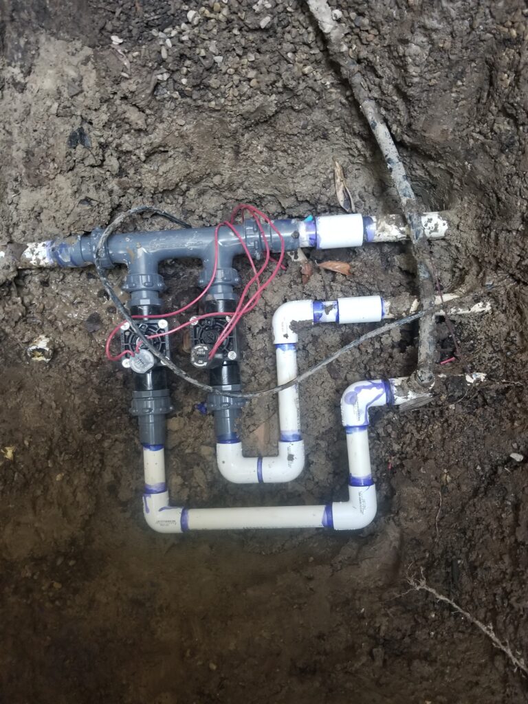 Irrigation controller and wiring service